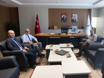 YÖK Denetleme Kurulu Üyesinden Rektörümüze Nezaket Ziyareti