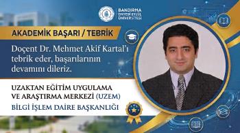 Akademik Başarı / Tebrik
